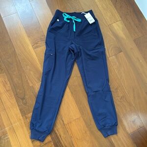 Navy FREEx™ Lined Zamora™ High Waisted - Jogger Scrub XS